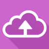 icona progetto locale o cloud - cloud con freccia di upload
