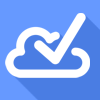icona output editabile - cloud con segno di spunta